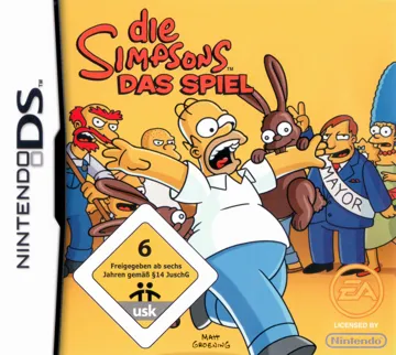 Simpsons, Die - Das Spiel (Germany) box cover front